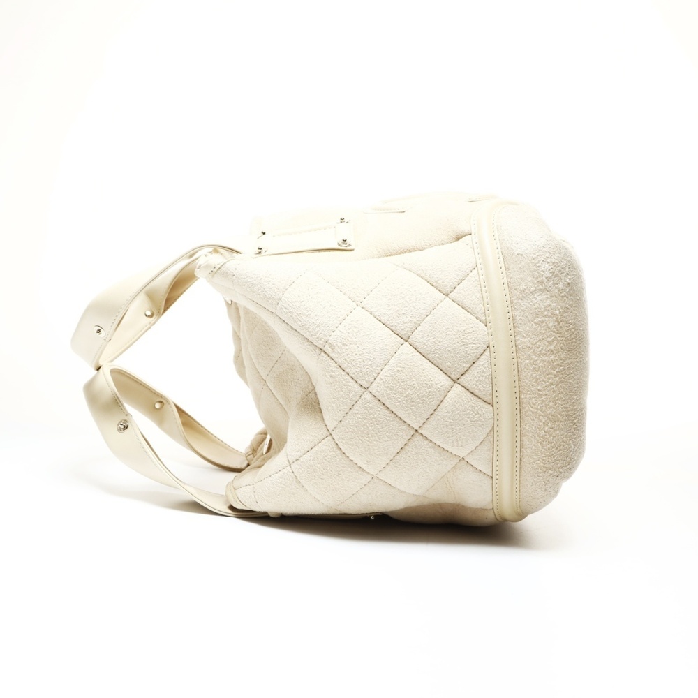 Chanel Cream Logo Bag View 3